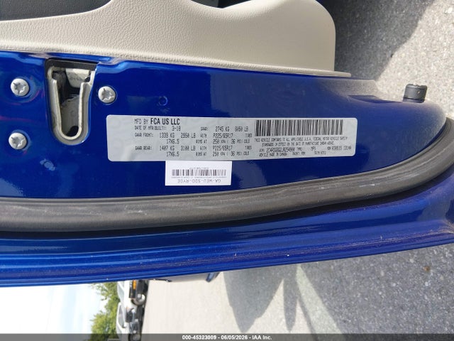 Auction sale of the 2018 Dodge Grand Caravan Se, vin: 2C4RDGBG2JR254900, lot number: 45323009