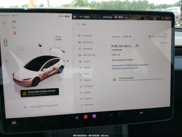 Продажа на аукционе авто 2026 Tesla Model 3 Premium Rear-wheel Drive/rear-wheel Drive, vin: 5YJ3E1EA4TF148891, номер лота: 45323024