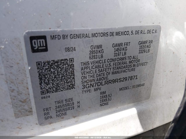 Chevrolet Equinox Ev Lt 2024 3GN7DLRR9RS297871 Image 9