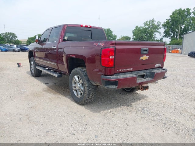45323136 :رقم المزاد ، 1GC1KXE87GF222385 vin ، 2016 Chevrolet Silverado 2500hd High Country مزاد بيع