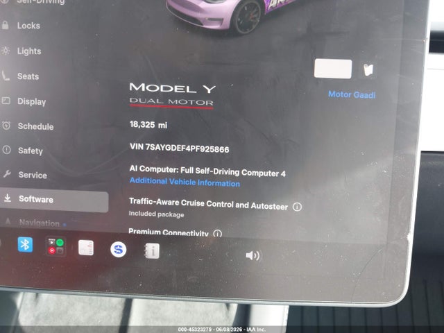 Aukcja sprzedaży 2023 Tesla Model Y Performance Dual Motor All-wheel Drive, vin: 7SAYGDEF4PF925866, numer aukcji: 45323279
