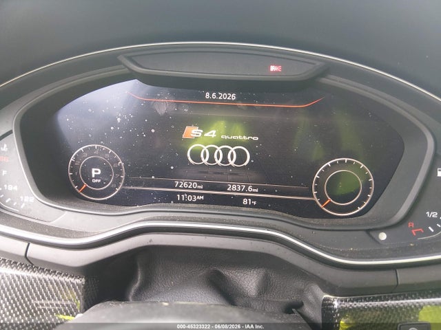 Продажа на аукционе авто 2018 Audi S4 3.0t Premium Plus, vin: WAUC4AF44JA001470, номер лота: 45323322