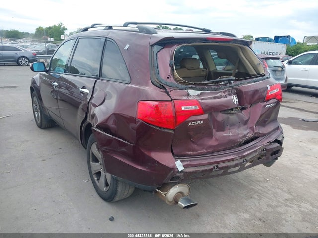 45323366 :رقم المزاد ، 2HNYD28808H502926 vin ، 2008 Acura Mdx Sport Package مزاد بيع