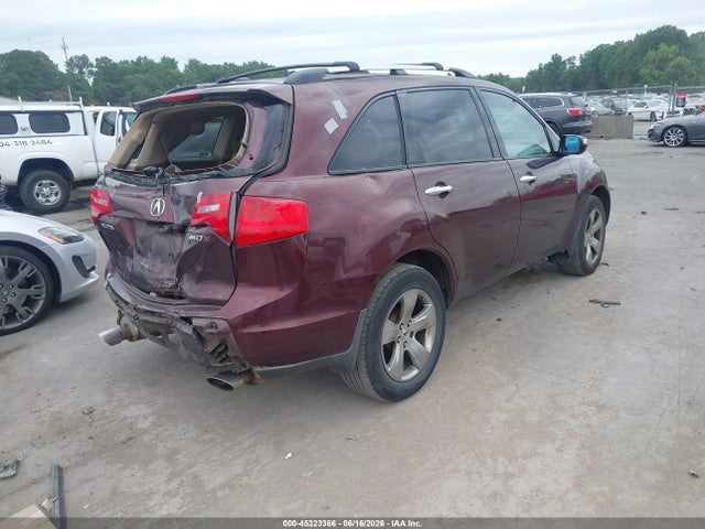 45323366 :رقم المزاد ، 2HNYD28808H502926 vin ، 2008 Acura Mdx Sport Package مزاد بيع
