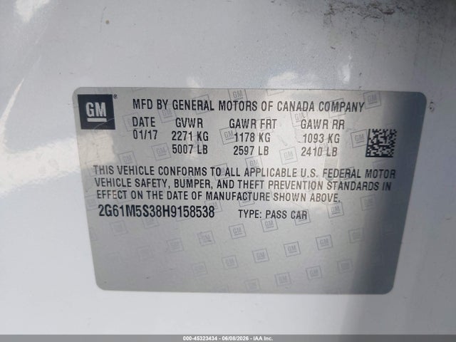 Cadillac XTS LUXURY 2017 2G61M5S38H9158538 Image 9