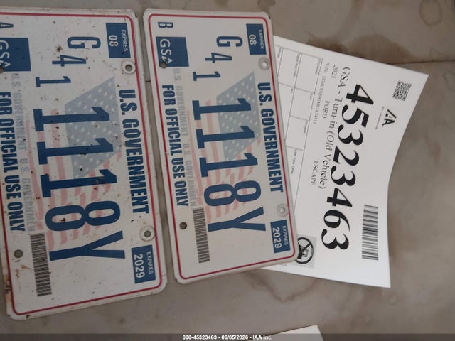 Продажа на аукционе авто 2021 Ford Escape S, vin: 1FMCU0F61MUA74311, номер лота: 45323463