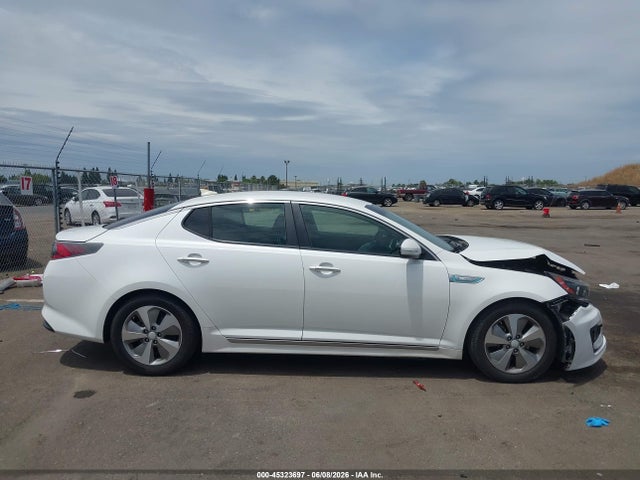 2016 Kia Optima Hybrid Ex მანქანა იყიდება აუქციონზე, vin: KNAGN4AD4G5093379, აუქციონის ნომერი: 45323697
