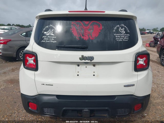 Продаж на аукціоні авто 2016 Jeep Renegade Latitude, vin: ZACCJABTXGPE17752, номер лоту: 45323751