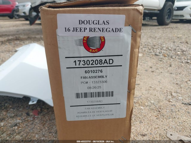 Продаж на аукціоні авто 2016 Jeep Renegade Latitude, vin: ZACCJABTXGPE17752, номер лоту: 45323751