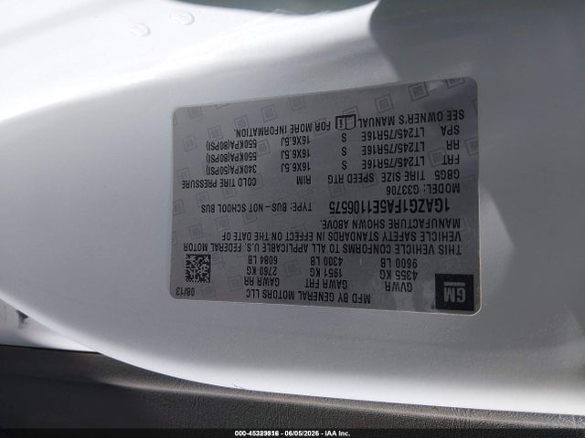 Chevrolet Express 3500 Lt 2014 1GAZG1FA5E1106575 Image 9