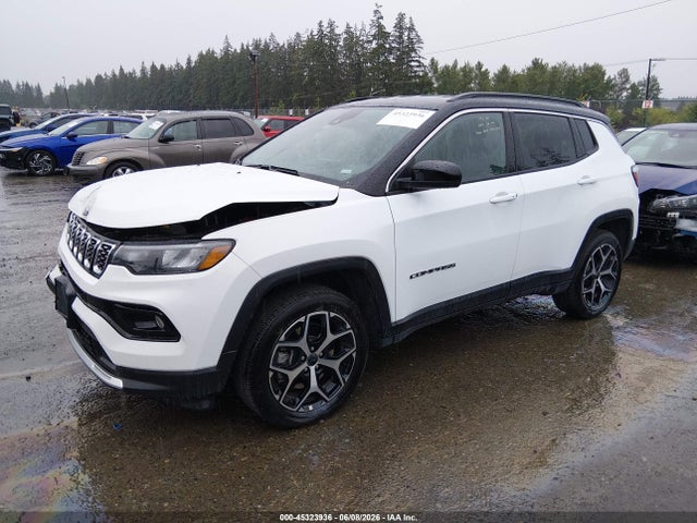 45323936 :رقم المزاد ، 3C4NJDCN8ST597938 vin ، 2025 Jeep Compass Limited 4x4 مزاد بيع
