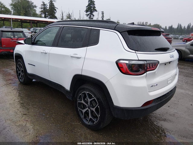 45323936 :رقم المزاد ، 3C4NJDCN8ST597938 vin ، 2025 Jeep Compass Limited 4x4 مزاد بيع