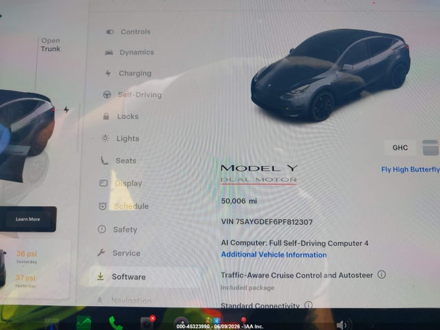 Aukcja sprzedaży 2023 Tesla Model Y Performance Dual Motor All-wheel Drive, vin: 7SAYGDEF6PF812307, numer aukcji: 45323990