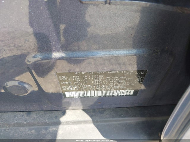 4S4BSANCXG3339560 Subaru Outback 2.5i Limited