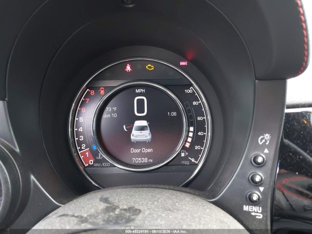 2017 Fiat 500 Abarth მანქანა იყიდება აუქციონზე, vin: 3C3CFFFH8HT556359, აუქციონის ნომერი: 45324191