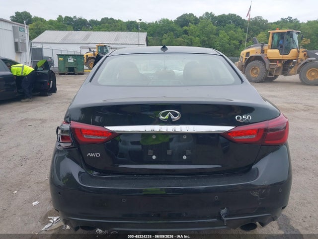 2023 Infiniti Q50 Luxe Awd მანქანა იყიდება აუქციონზე, vin: JN1EV7BR1PM543293, აუქციონის ნომერი: 45324238