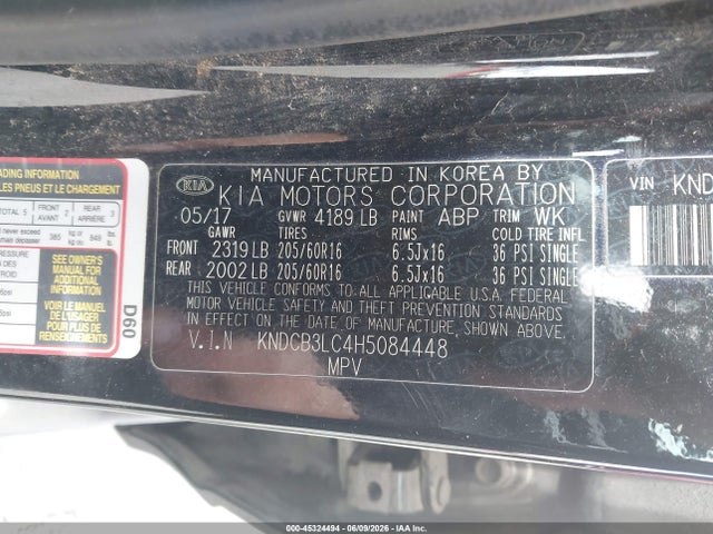 KIA NIRO LX 2017 KNDCB3LC4H5084448 Image 9
