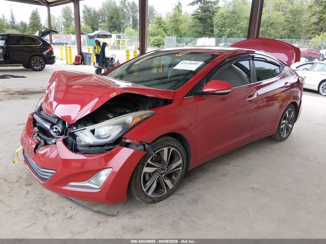 Hyundai Elantra Limited 2014 KMHDH4AEXEU055966 Image 2