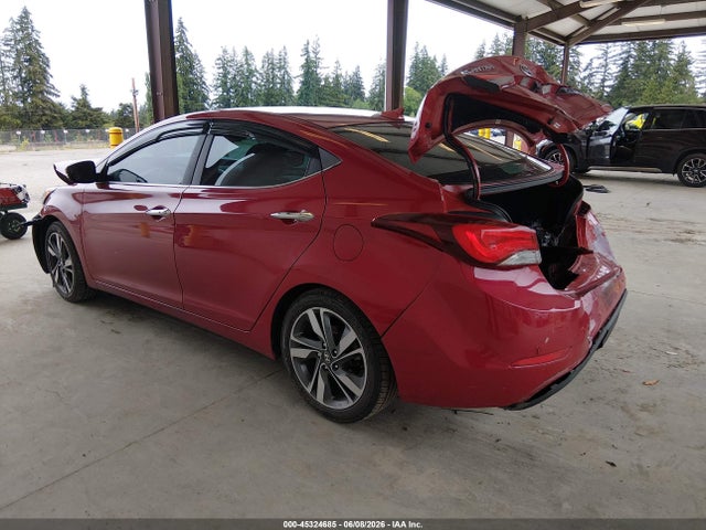 Hyundai Elantra Limited 2014 KMHDH4AEXEU055966 Image 3