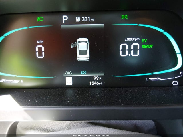 KMHLM4DJ0TU200123 Hyundai Elantra Hybrid Blue