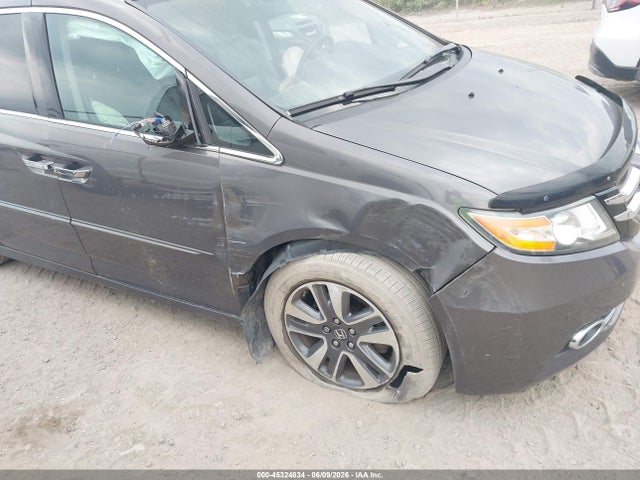 45324834 :رقم المزاد ، 5FNRL5H95FB125536 vin ، 2015 Honda Odyssey Touring/touring Elite مزاد بيع