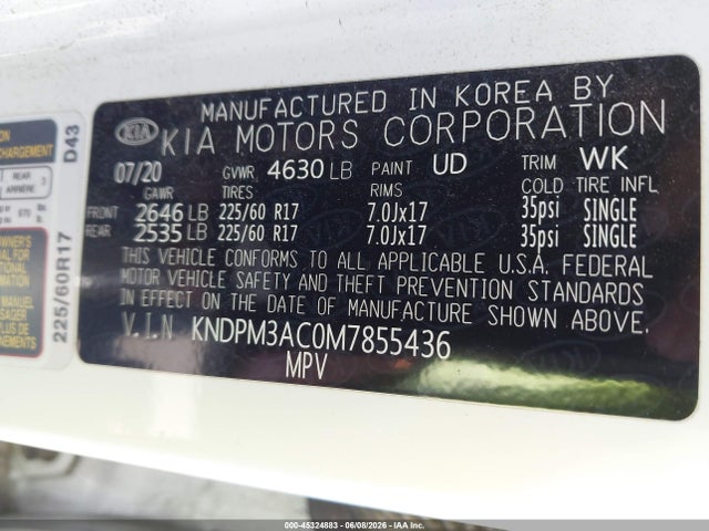 KIA Sportage Lx 2021 KNDPM3AC0M7855436 Image 9