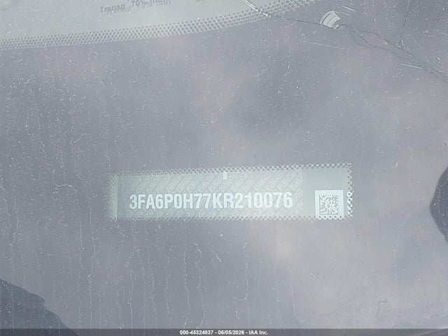 3FA6P0H77KR210076 Ford FUSION SE