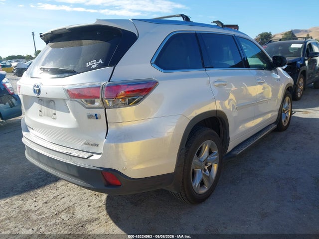 Aukcja sprzedaży 2015 Toyota Highlander Hybrid Limited, vin: 5TDDCRFH9FS008467, numer aukcji: 45324963