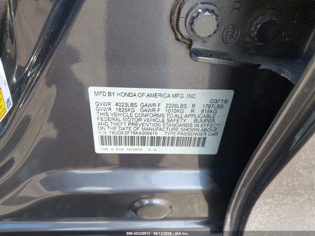 19UDE2F79KA006610 Acura Ilx Premium Package/w/technology Pkg