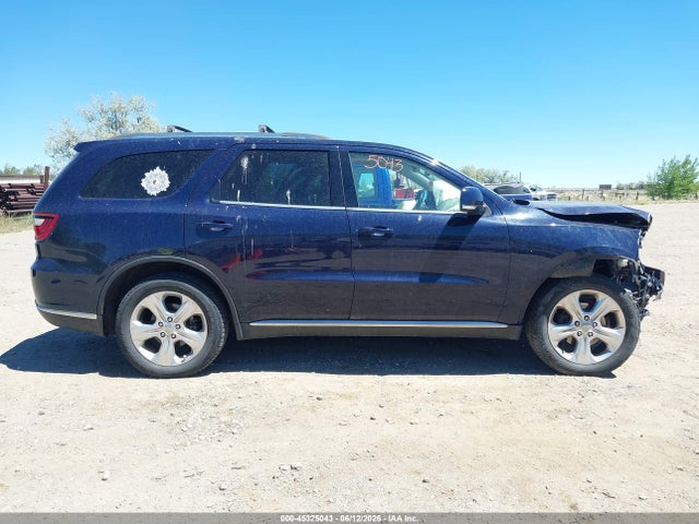 2015 Dodge Durango Limited მანქანა იყიდება აუქციონზე, vin: 1C4RDJDG1FC695492, აუქციონის ნომერი: 45325043