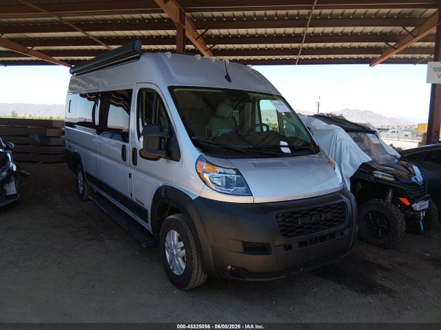 45325056 :رقم المزاد ، 3C6MRVUGXNE128991 vin ، 2023 Ram Promaster 3500 Window Van High Roof 159 Wb Ext مزاد بيع