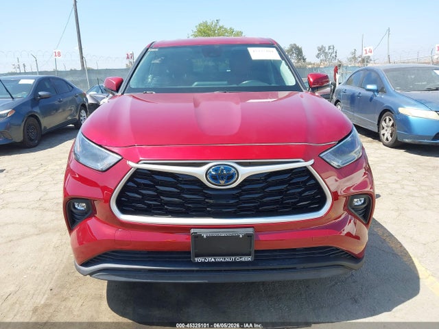 Aukcja sprzedaży 2022 Toyota Highlander Hybrid Le, vin: 5TDBBRCH4NS561024, numer aukcji: 45325101