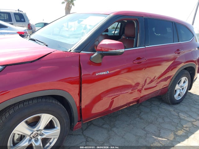 Aukcja sprzedaży 2022 Toyota Highlander Hybrid Le, vin: 5TDBBRCH4NS561024, numer aukcji: 45325101