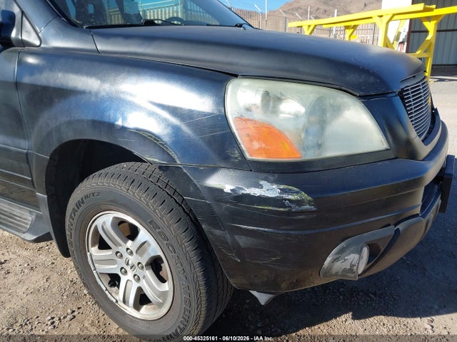 45325161 :رقم المزاد ، 2HKYF18733H501125 vin ، 2003 Honda Pilot Ex-l مزاد بيع