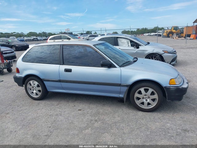 Aukcja sprzedaży 1989 Honda Civic Dx, vin: 2HGED6355KH502345, numer aukcji: 45325229