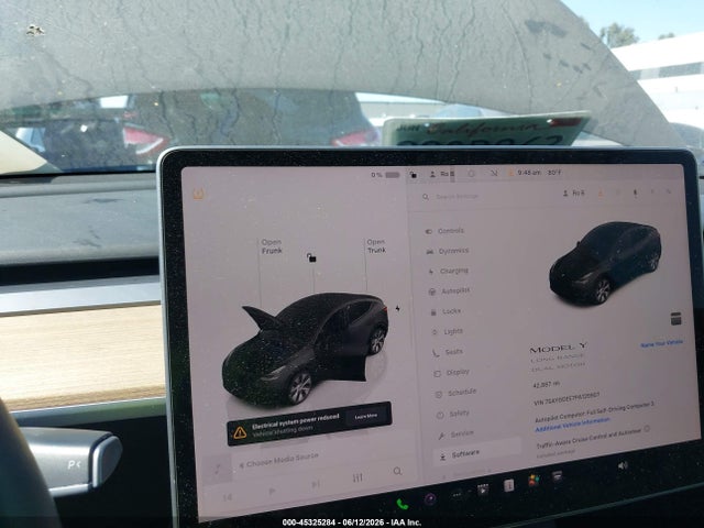 2023 Tesla Model Y Awd/long Range Dual Motor All-wheel Drive მანქანა იყიდება აუქციონზე, vin: 7SAYGDEE7PA125907, აუქციონის ნომერი: 45325284