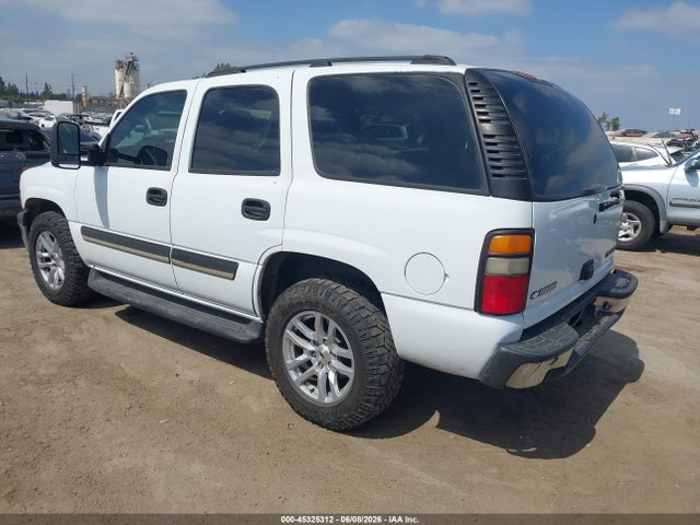 2004 Chevrolet Tahoe Ls მანქანა იყიდება აუქციონზე, vin: 1GNEC13V84J312696, აუქციონის ნომერი: 45325312