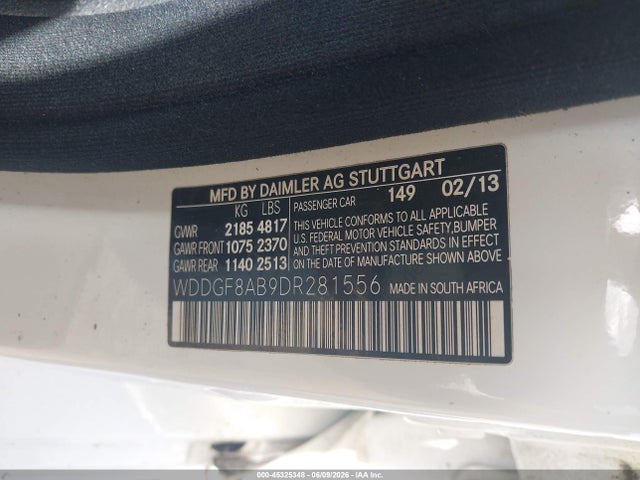 Продаж на аукціоні авто 2013 Mercedes-benz C 300 Sport 4matic, vin: WDDGF8AB9DR281556, номер лоту: 45325348