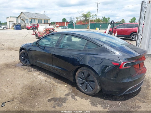 45325390 :رقم المزاد ، 5YJ3E1EB9SF906618 vin ، 2025 Tesla Model 3 Long Range All-wheel Drive مزاد بيع