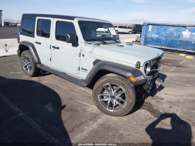 45325696 :رقم المزاد ، 1C4RJXN68RW322633 vin ، 2024 Jeep Wrangler 4xe Sport S 4xe مزاد بيع