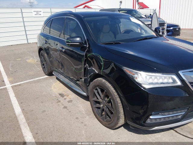 45325732 :رقم المزاد ، 5FRYD4H88FB020546 vin ، 2015 Acura Mdx Advance Pkg W/entertainment Pkg مزاد بيع