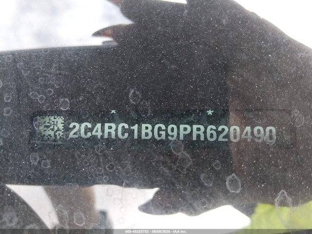 2023 Chrysler Pacifica Touring L მანქანა იყიდება აუქციონზე, vin: 2C4RC1BG9PR620490, აუქციონის ნომერი: 45325752
