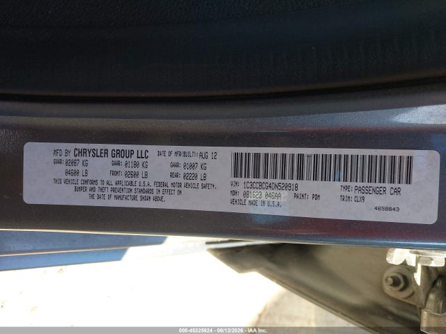 Aukcja sprzedaży 2013 Chrysler 200 Limited, vin: 1C3CCBCG4DN520918, numer aukcji: 45325924