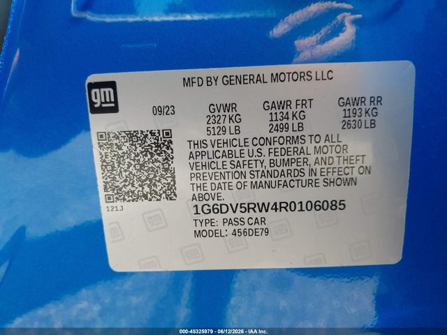 1G6DV5RW4R0106085 Cadillac Ct5-v V-series