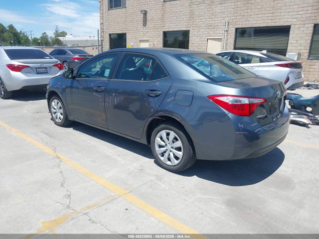 Aukcja sprzedaży 2016 Toyota Corolla Le, vin: 5YFBURHEXGP539503, numer aukcji: 45325992