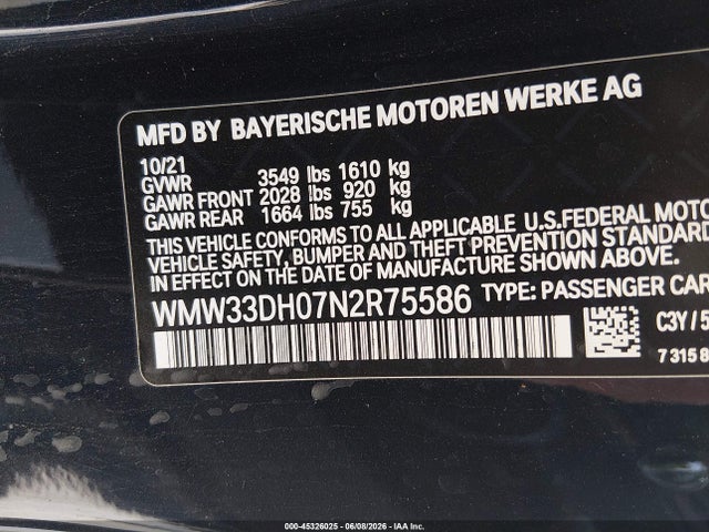 Mini Hardtop Cooper 2022 WMW33DH07N2R75586 Image 9