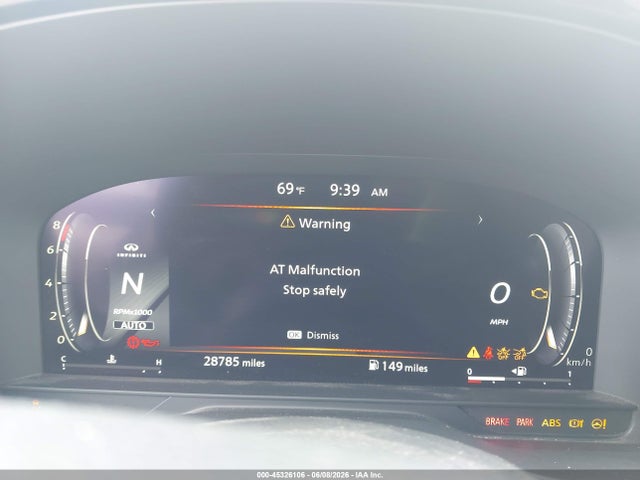 5N1DL1GS6PC348606 Infiniti Qx60 Sensory Awd