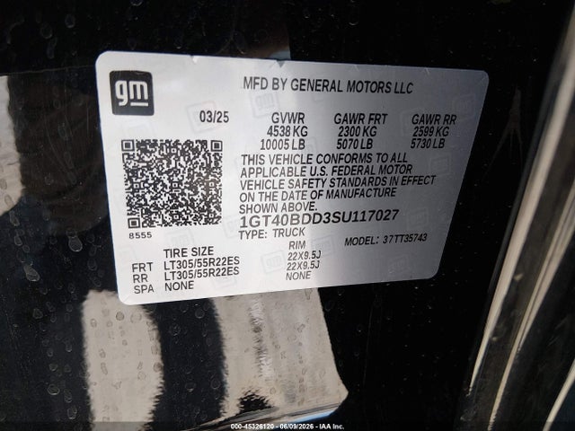 GMC Hummer Ev Pickup E4wd 2x 2025 1GT40BDD3SU117027 Image 8