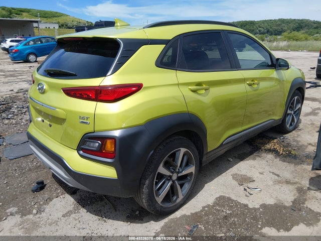 2019 Hyundai Kona Limited მანქანა იყიდება აუქციონზე, vin: KM8K3CA52KU369669, აუქციონის ნომერი: 45326378