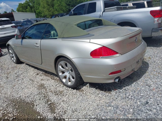 2005 Bmw 645ci მანქანა იყიდება აუქციონზე, vin: WBAEK73415B327927, აუქციონის ნომერი: 45326380